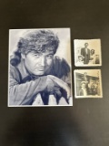 (2) 1950's Candid Photos of Fess Parker (Davy Crockett).