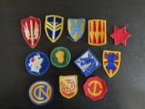 (12) Vintage Post-WWII U.S. Army Unit Patches