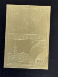 1936 Great Lakes Expo-Cleveland Gold Book Registry Card.