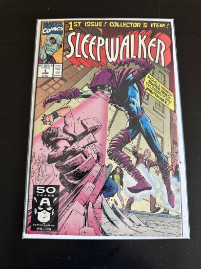 Sleepwalker Marvel Comics #1 1991 Key 1st appearance of Sleepwalker. 1st cameo appearance of 8-Ball,