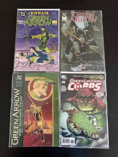 4 Issues. Green Arrow Annual DC Comics #1. Green Arrow DC Comics #2. Green Arrow The Wonder Year. Gr
