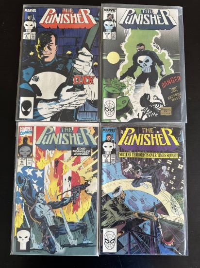 4 Issues. The Punisher Marvel Comics #5, #6, #7, & #44.
