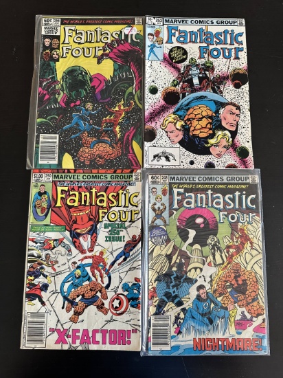 4 Issues. Fantastic Four Marvel Comics #256, #253, #250, & #248.