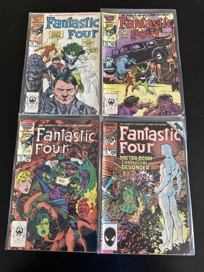 4 Issues. Fantastic Four Marvel Comics #292, #291, #290, & #288.