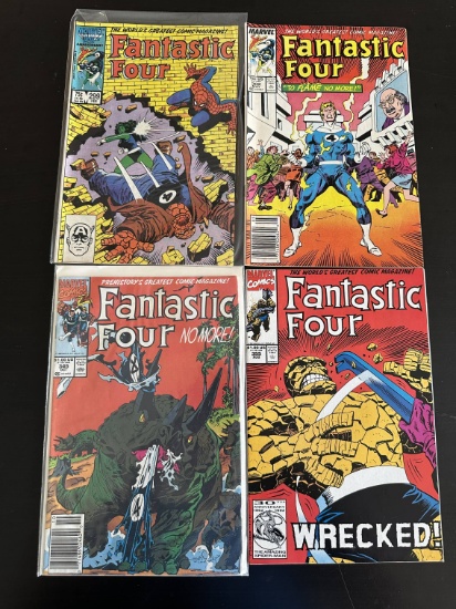 4 Issues. Fantastic Four Marvel Comics #299, #302, #345, & #355.