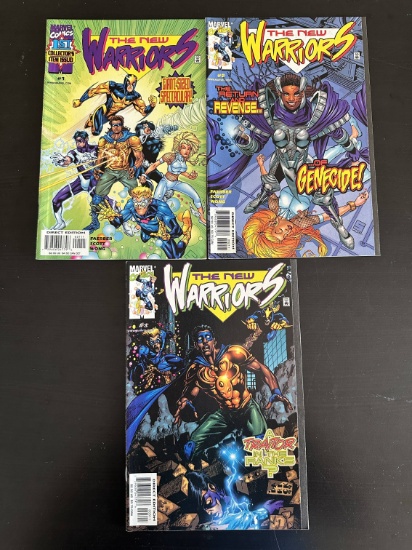 3 Issues. The New Warriors Marvel Comic #1, #2, & #3.