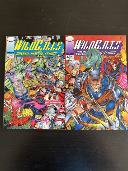 2 Issues. WildCats Image Comics #3 & #4.
