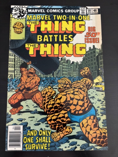 Marvel Two-In-One The Thing Battles The Thing Marvel Comics #50 Bronze Age 1979