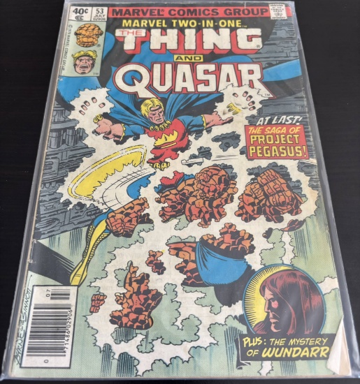 Marvel Two-In-One The Thing and Quasar Marvel Comics #53 Bronze Age 1979