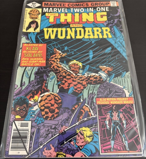 Marvel Two-In-One The Thing and Wundarr Marvel Comics #57 Bronze Age 1979