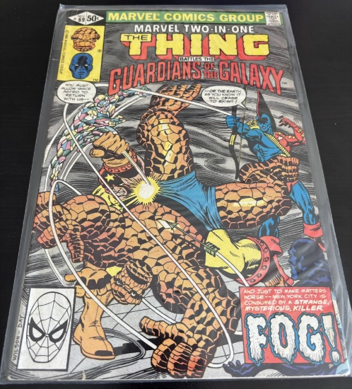 Marvel Two-In-One The Thing Battles the Guardians of the Galaxy Marvel Comics #69 Bronze Age 1980