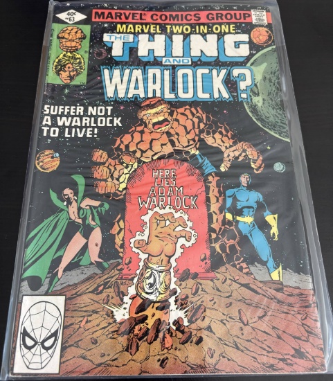 Marvel Two-In-One The Thing and Warlock Marvel Comics #63 Bronze Age 1980