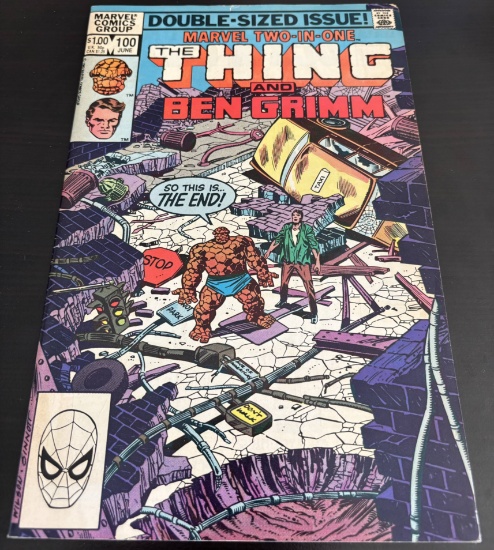 Marvel Two-In-One The Thing and Ben Grimm Marvel Comics #100 Bronze Age 1983