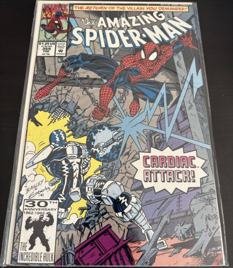 The Amazing Spider-Man Marvel Comics #359 1992 Key 1st cameo appearance of Carnage, in one panel - a