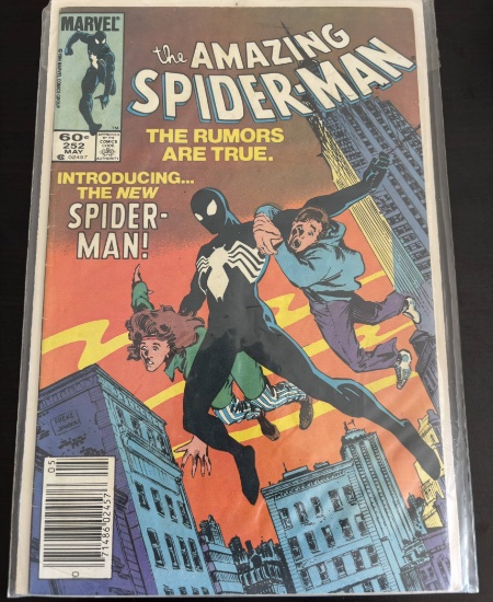 The Amazing Spider-Man Marvel Comics #252 1984 Key 1st appearance of Spider-Man's black costume.