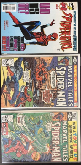 3 Issues. Spider-Girl Marvel Comics #0. Marvel Tales Starring Spider-Man Marvel Comics #124 & #120.