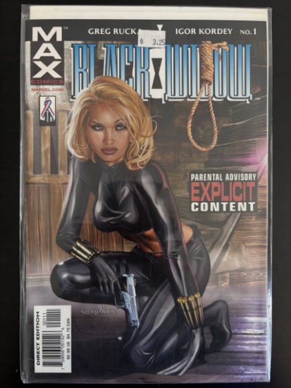 Black Widow Max Comics #1 2002 Explicit Content