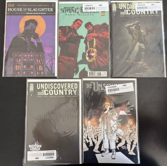 5 Issues. House of Slaughter Boom Studios Comic #1. Doctor Strange / Punisher Magic Bullets Midtown