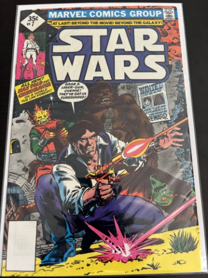 Star Wars Marvel Comic #7 Bronze Age 1978 Key First original Star Wars story in a comic book. First