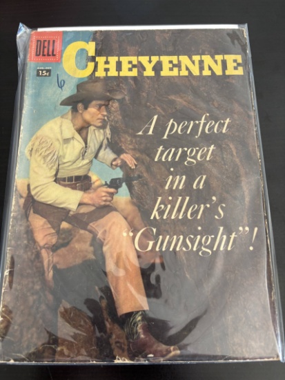 Cheyenne Dell Comic #4 Silver Age 1957