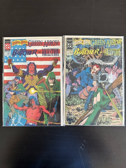 2 Issues. The Brave and the Bold presents The Butcher and the Question Green Arrow DC Comics #1 & #2