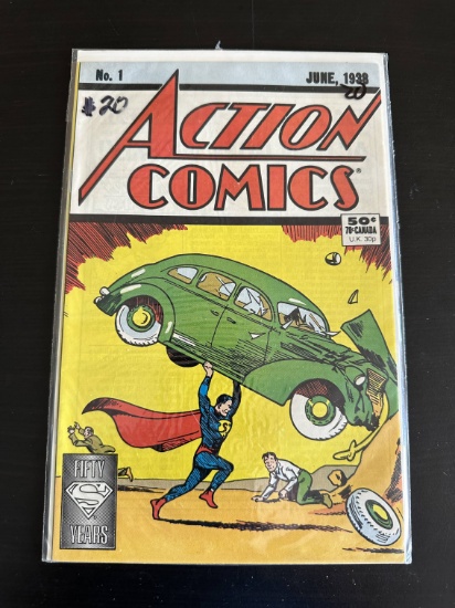 Action Comic DC #1 Golden Age Reprint 1938 Key 1st appearance of Superman. 1st appearance of Lois La