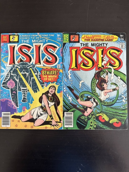 2 Issues. The Mighty Isis DC TV Comics #3 & #4 Bronze Age 1977
