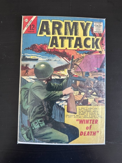 Army Attack Charelton Comics #4 Silver Age 1965
