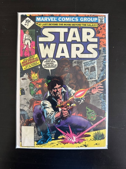 Star Wars Marvel Comic #7 Bronze Age 1978 Key First original Star Wars story in a comic book. First