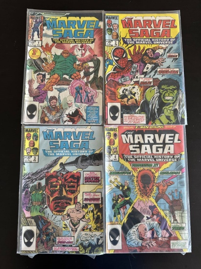 4 Issues. The Marvel Saga Marvel Comics #1, #2, #3, & #4.