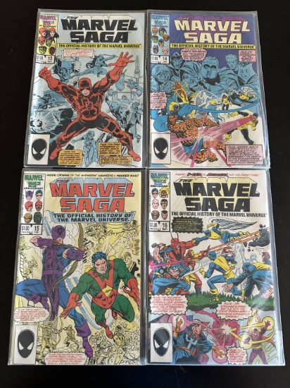 4 Issues. The Marvel Saga Marvel Comics #13, #14, #15, & #16.