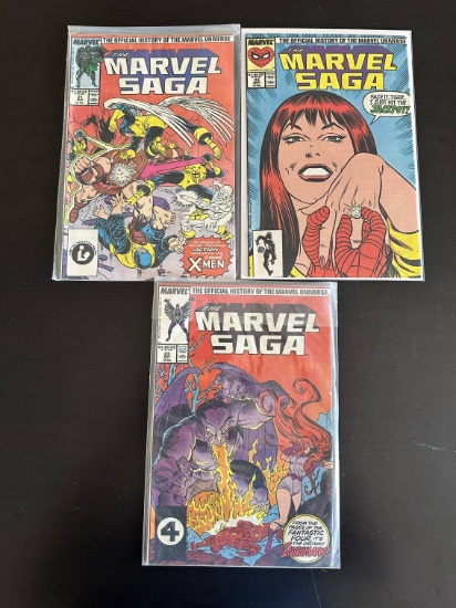 3 Issues. The Marvel Saga Marvel Comics #21, #22, & #23.