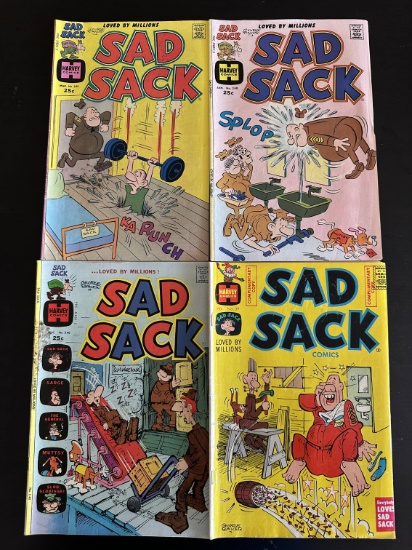 4 Issues. Sad Sack Harvey Comics #249, #248, #240, & #39.