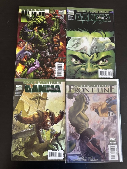 4 Issues. World War Hulk Marvel Comic #2. World War Hulk Gamma Corps Marvel Comics #2 & #4. World Wa
