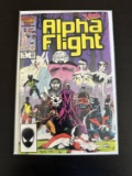 Alpha Flight Marvel Comic #33 1986 Key 1st Appearance of Yuriko as Lady Deathstrike.