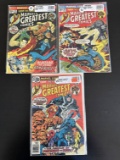 3 Issues. Marvel's Greatest Comics starring the Fantastic Four Marvel Comics #46, #64, & #45.
