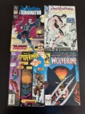 4 Issues. Deathstroke The Terminator DC Comic #18 & #17. Web of Spider-Man Marvel Comic #120. Marvel
