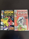 2 Issues. The Vision and the Scarlet Witch Marvel Comics #1 & #11.