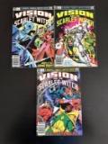3 Issues. The Vision and the Scarlet Witch Marvel Comics #1, #2, & #3.