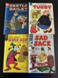 4 Issues. Beetle Bailey Dell Comics. Marge's Tubby Dell Comics. Walt Disney's Super Goof Gold Key. S