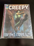 Creepy #43 Warren Magazine Bronze Age 1972 Key First Interracial kiss in a comic book.