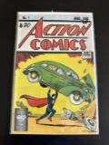 Action Comic DC #1 Golden Age Reprint 1938 Key 1st appearance of Superman. 1st appearance of Lois La