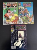 3 Issues. Groo the Wanderer Marvel Comics #34, #6, & #37.