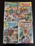 4 Issues. The Marvel Saga Marvel Comics #1, #2, #3, & #4.