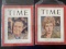 (2) WWI Time Magazines with Movie Star Covers