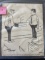 Reprint Al Kaufman Comic Panel With Newspaper Editor Notes and Stamps 1968