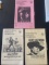 Clint Eastwood Group of (3) Original Pressbooks
