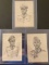 (3) WWII German Knight s Cross Medal Awardee Postcards