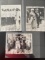 (3) WWII Press Photos of Italian Leader Mussolini