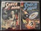(2) Silver Age   Space Man   Comic Books